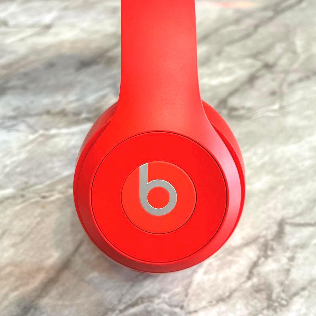 【美品】 Beats Solo3 ワイヤレスヘッドホン レッド