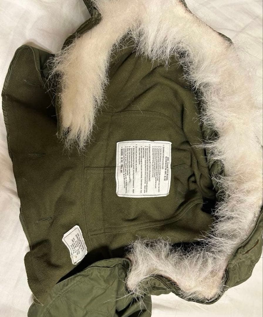 【実物】M65 フィッシュテールパーカー　フード付き　アメリカ軍　軍物