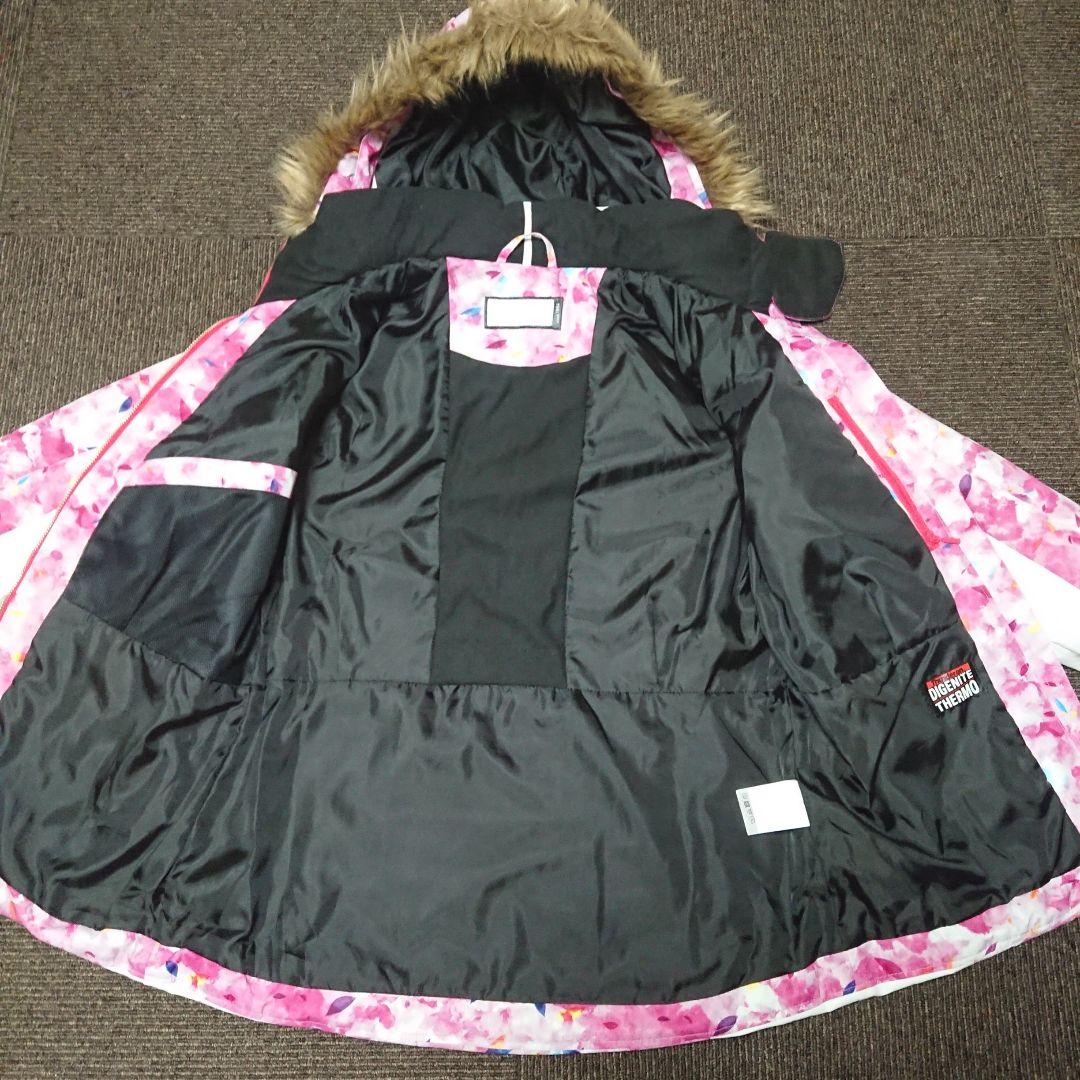 送料無料【Phenix】ホワイトピンクネイビースキーウェア上下 L/L