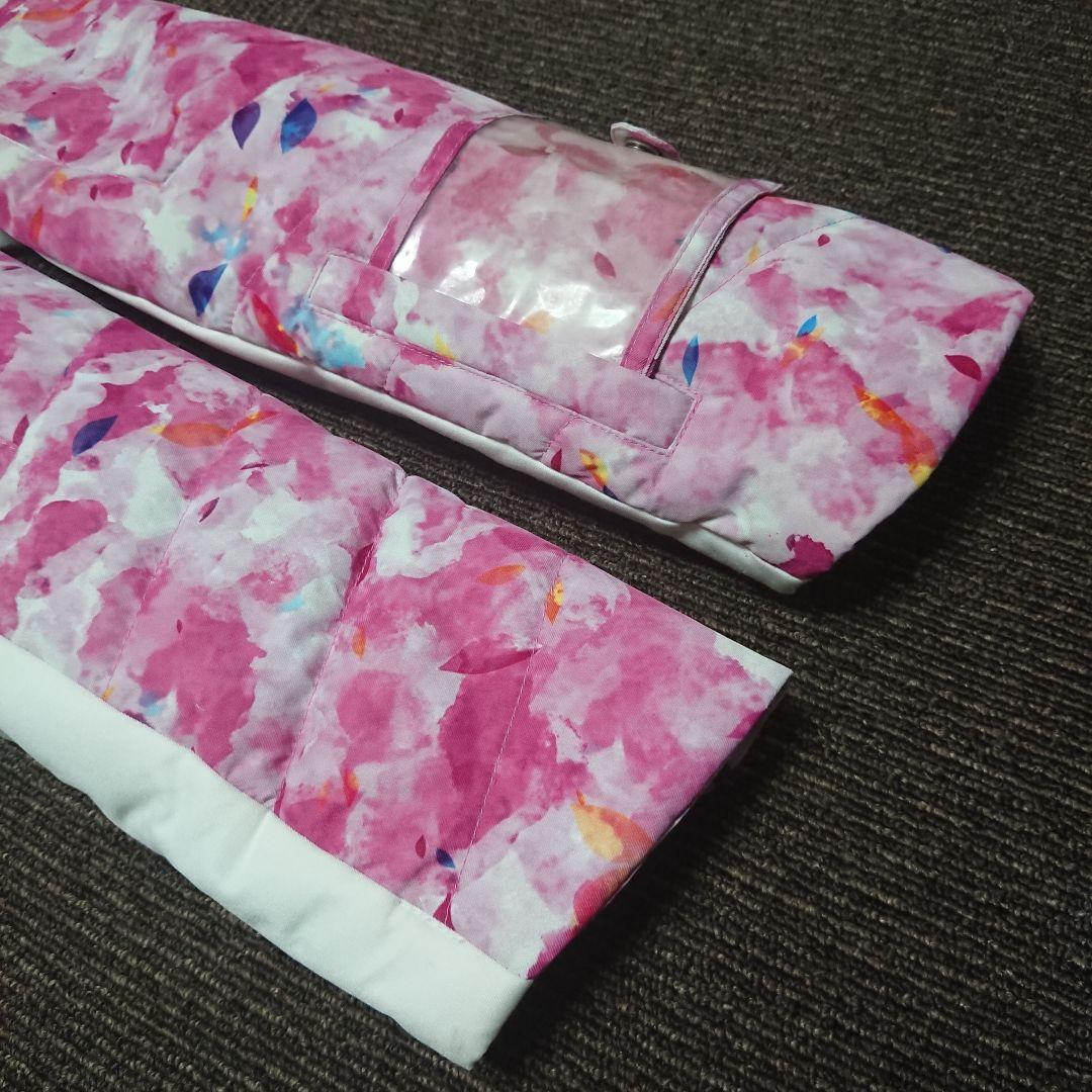 送料無料【Phenix】ホワイトピンクネイビースキーウェア上下 L/L