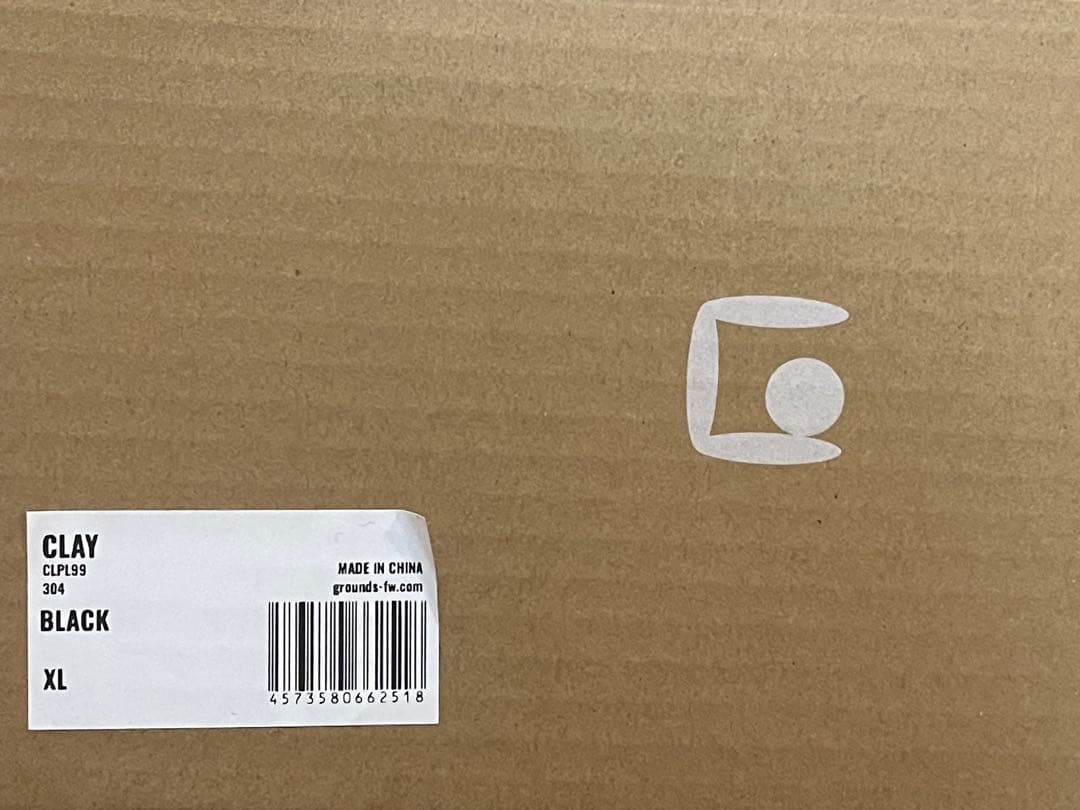 grounds CLAY BLACK XL　付属品付き