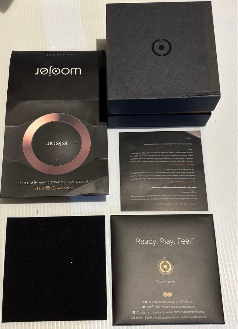 Woojer Strap Edge 起動確認済み