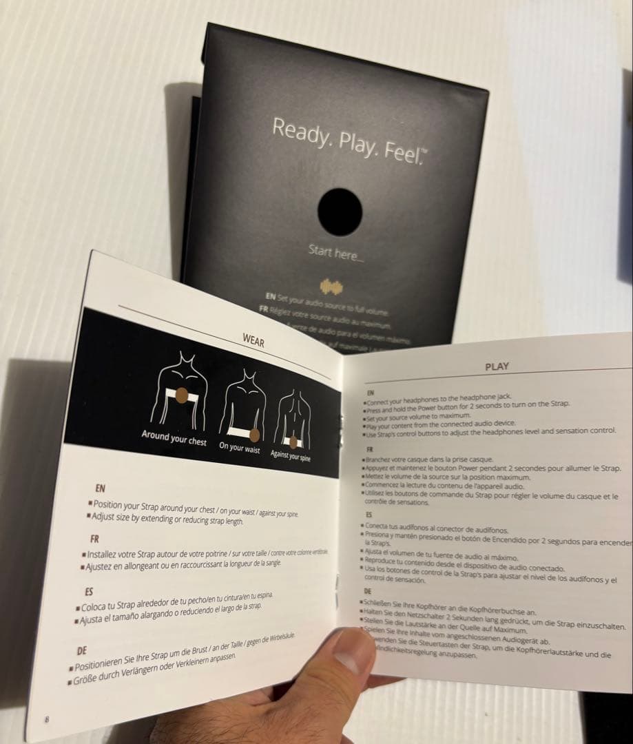 Woojer Strap Edge 起動確認済み