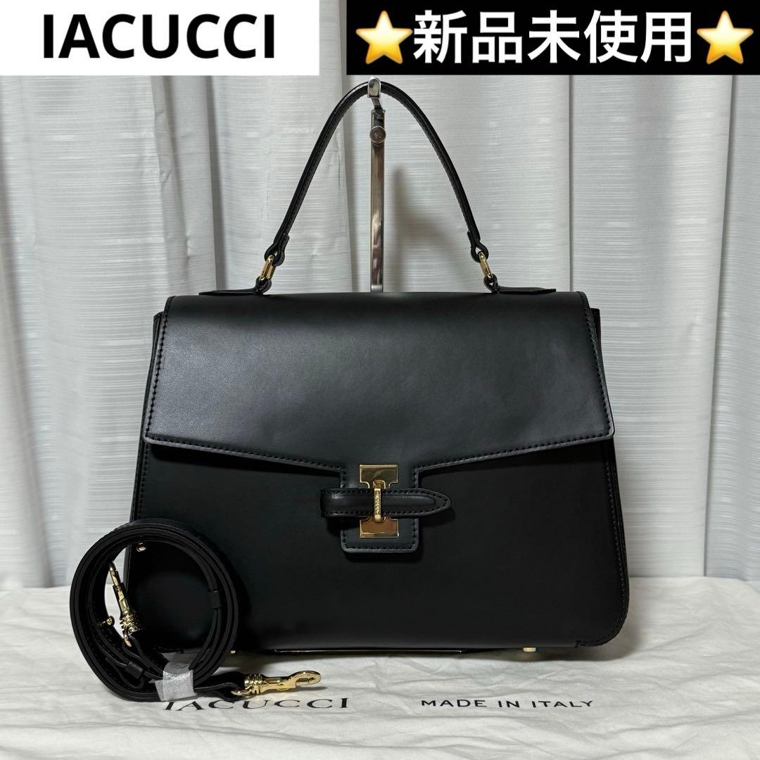 ⭐️未使用品⭐️　イアクッチ　ムーサ SD RUGA　2way　ハンドバッグ　黒