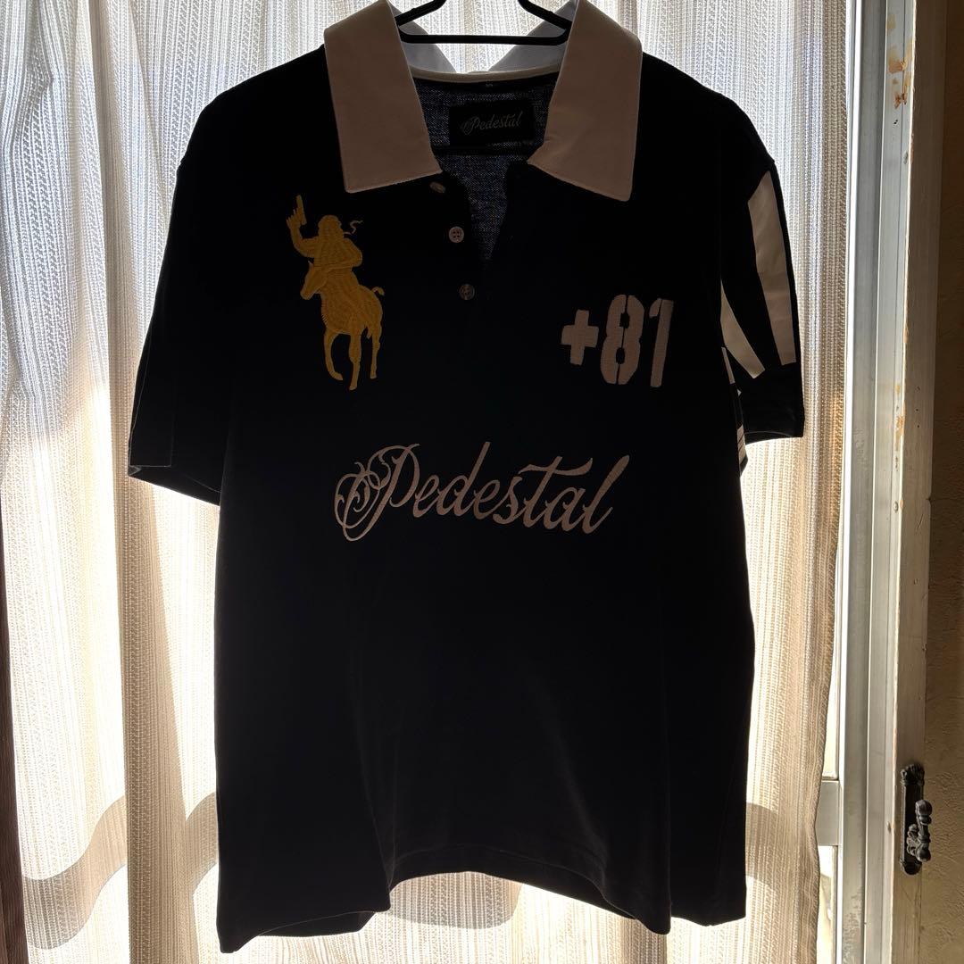Pedestal japan polo tee 日本地図 flexwitme m