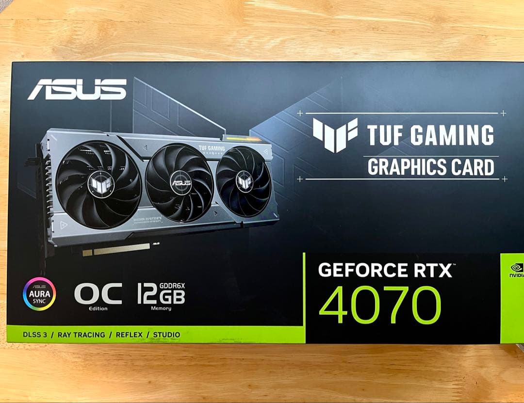 【中古美品】ASUS GeForce RTX4070 TUF Gaming