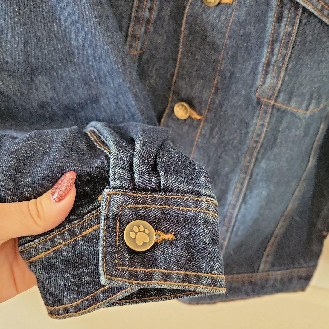 ズートピア２　ニックワイルド　デニムジャケット　アウター　刺繍　映画　ディズニー