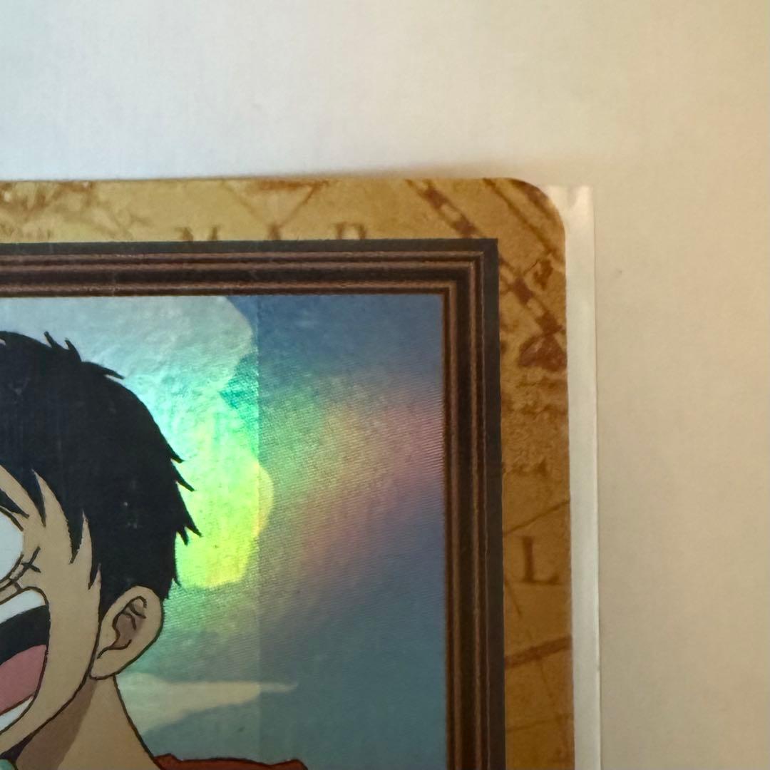 ワンピース ハイパーバトル カードダス C01 ルフィ未来の海賊王　旧裏