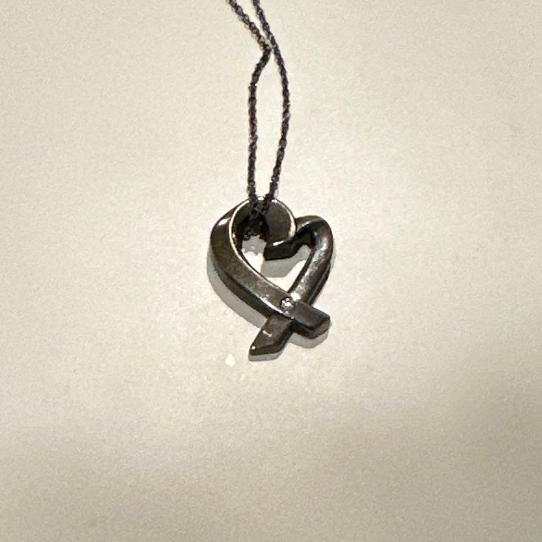 ティファニーのパロマ・ピカソ ラビング ハート ペンダント ネックレス　925製