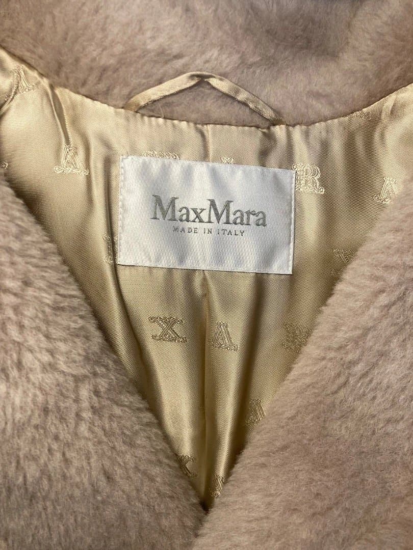 マックスマーラ テディベアショートコート OLGA サンド サイズXS