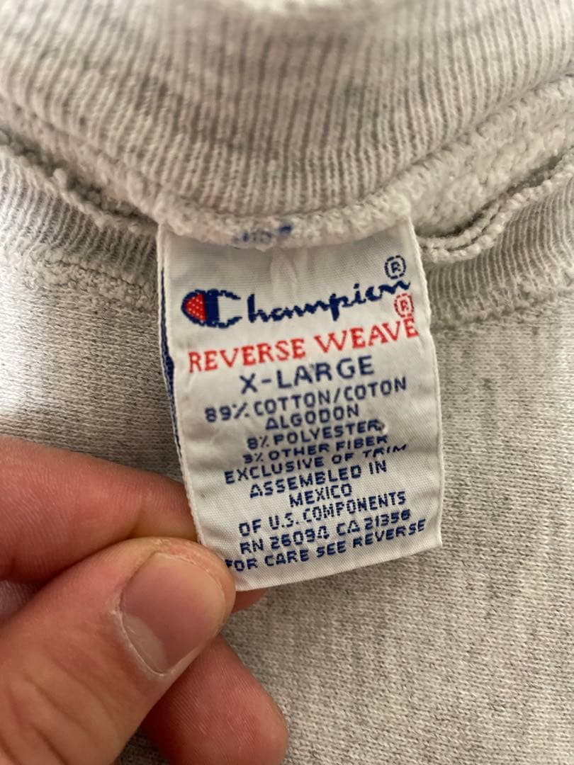 n*m様 Champion グレー 90s リバースウィーブ　スウェッ KANS