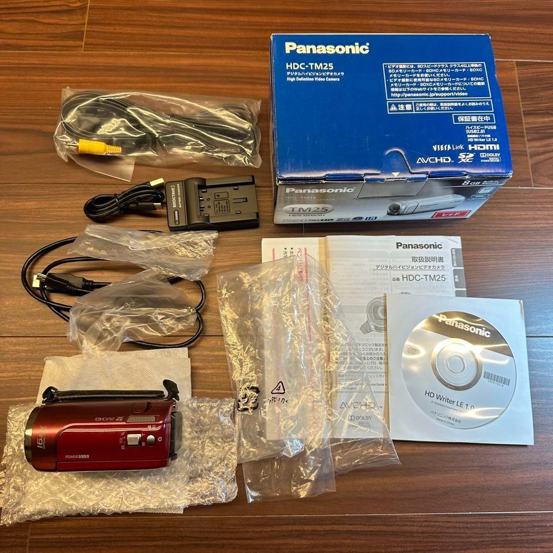 Panasonic HDC-TM25-S ビデオカメラ 2402