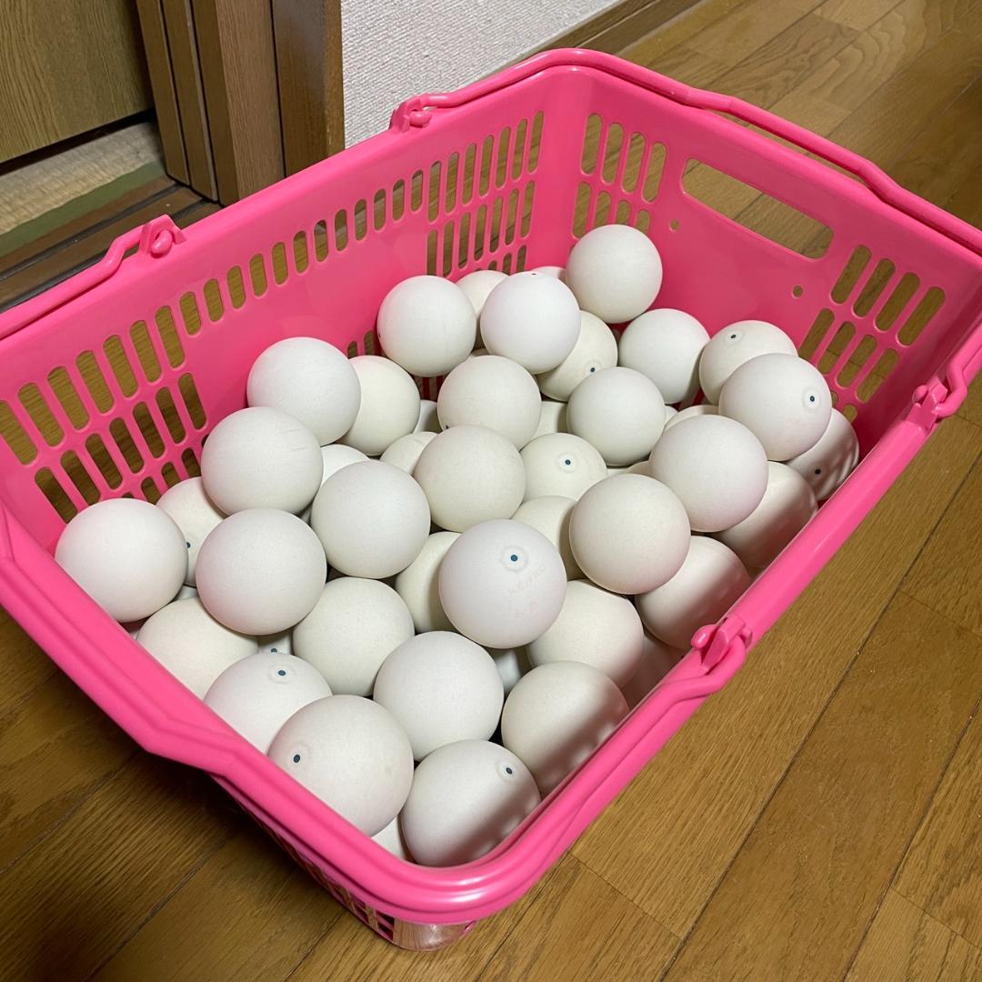 ソフトテニスボール　65球　中古　公認球　状態良し