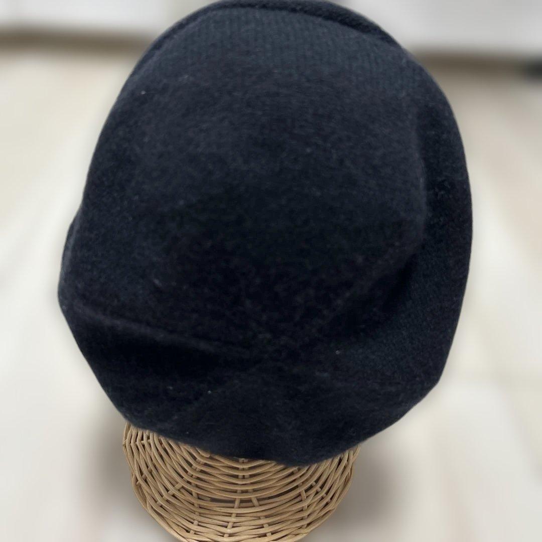 ★最終価格★ヘレンカミンスキー ブラックカシミヤ100% ベレー帽※1.2回着用