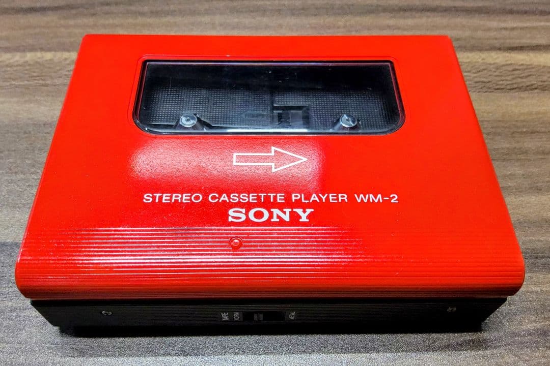 【レア！】SONY ウォークマン WM-2 レッド 整備済完全動作品