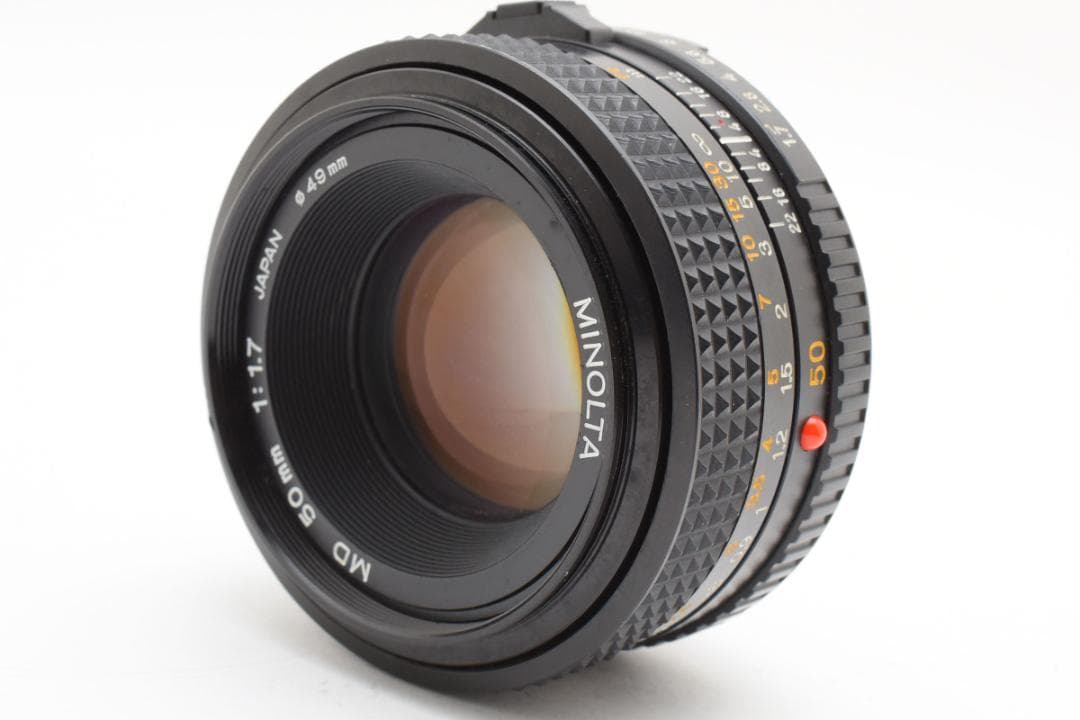 【美品】ミノルタ MD 50mm f/1.7 レンズ #2722273