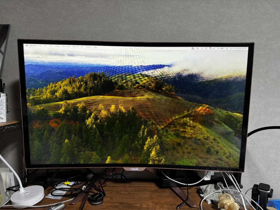 フィリップスフル HD カーブド液晶ディスプレイ32 インチ