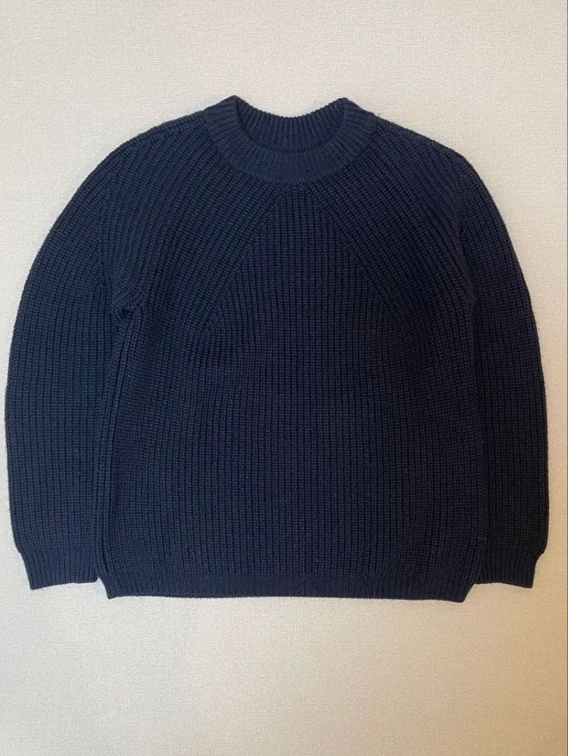 BATONER シグネチャー クルーネック ネイビー size2