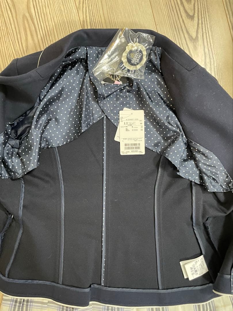 mezzo piano junior ネイビー ジヤケット➕プリーツスカート