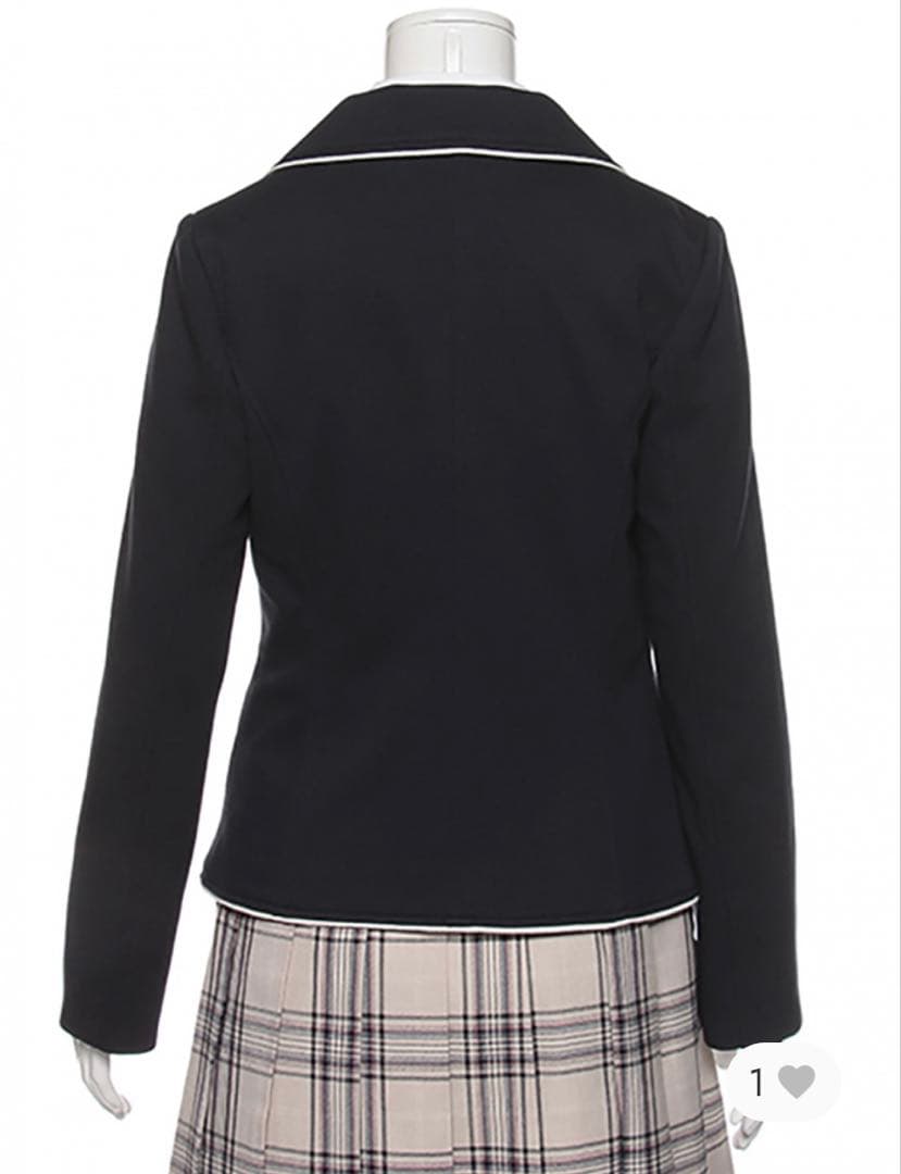 mezzo piano junior ネイビー ジヤケット➕プリーツスカート