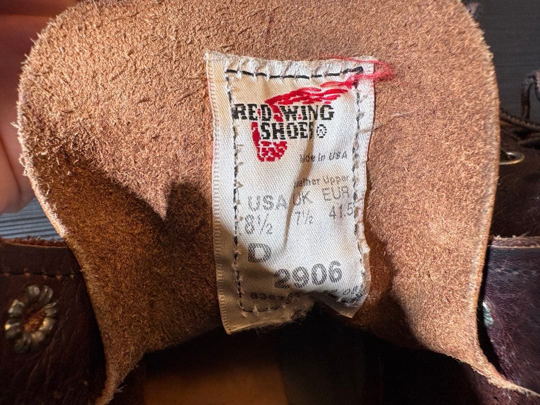 RED WING レッドウイング6 LINEMAN BOOTS 2906