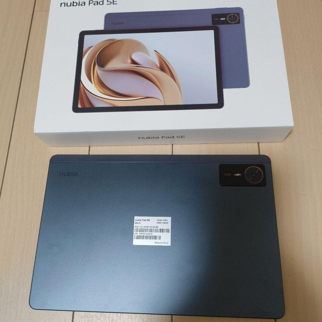 【値下げしました】nubia Pad SE Wi-Fi 6GB/128GB