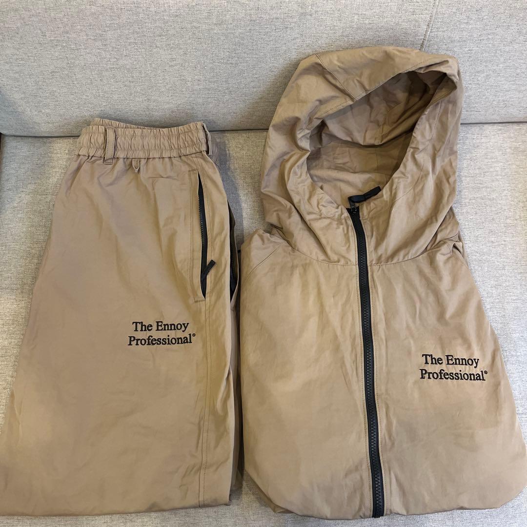 ENNOY PROFESSIONAL CPN JACKET セットアップベージュ