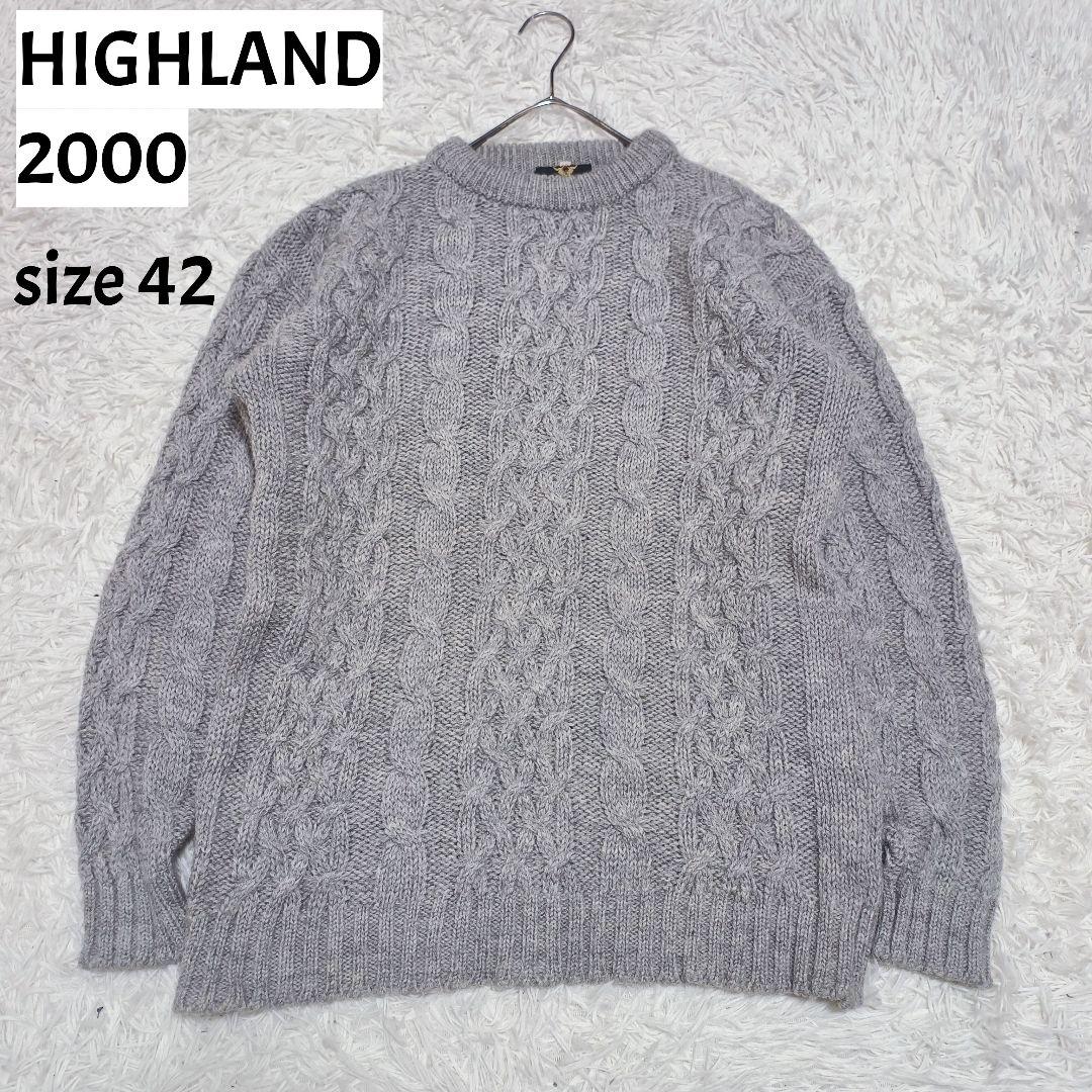 HIGHLAND2000 アランニット made in UK