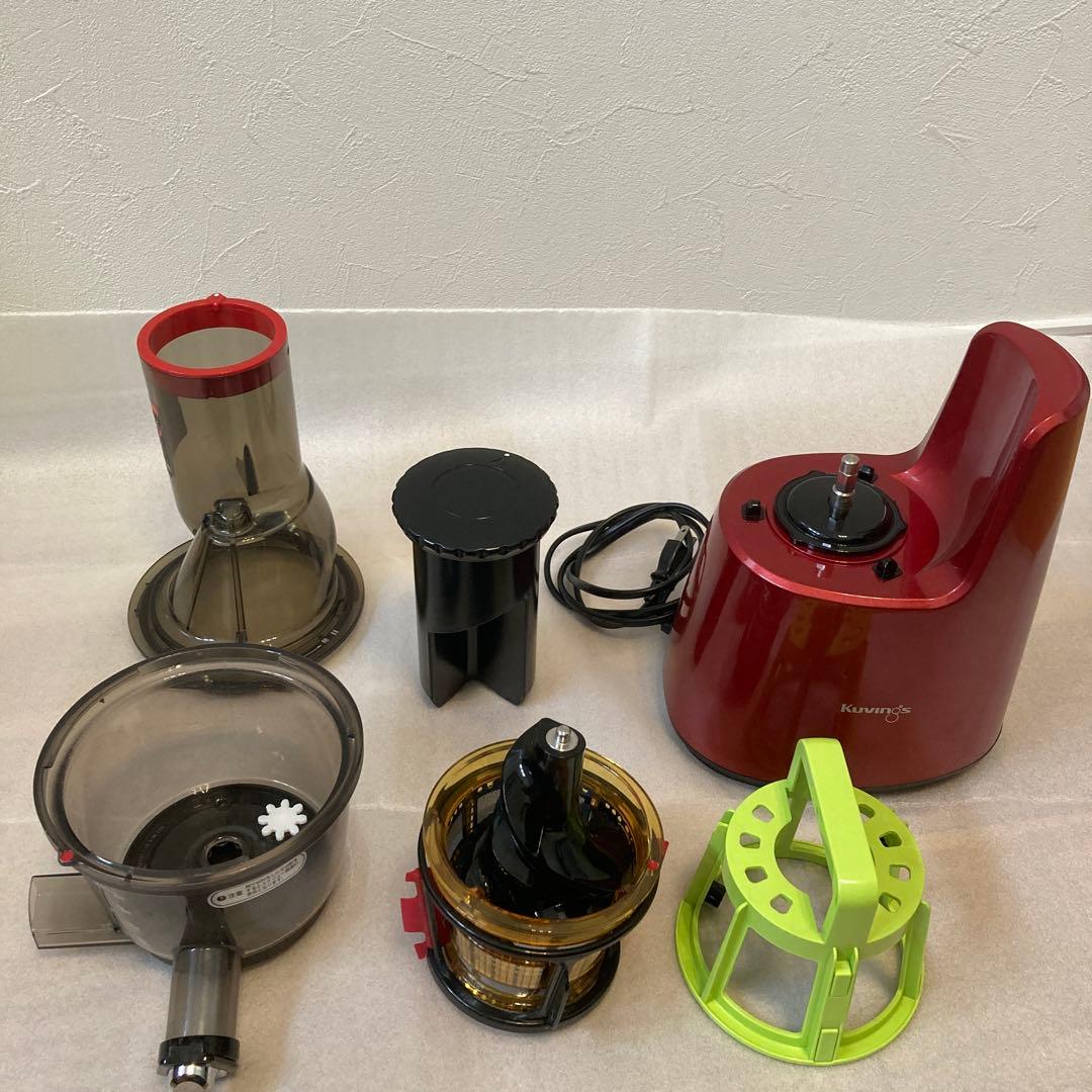 クビンス ホールスロージューサー レッド JSG-721R