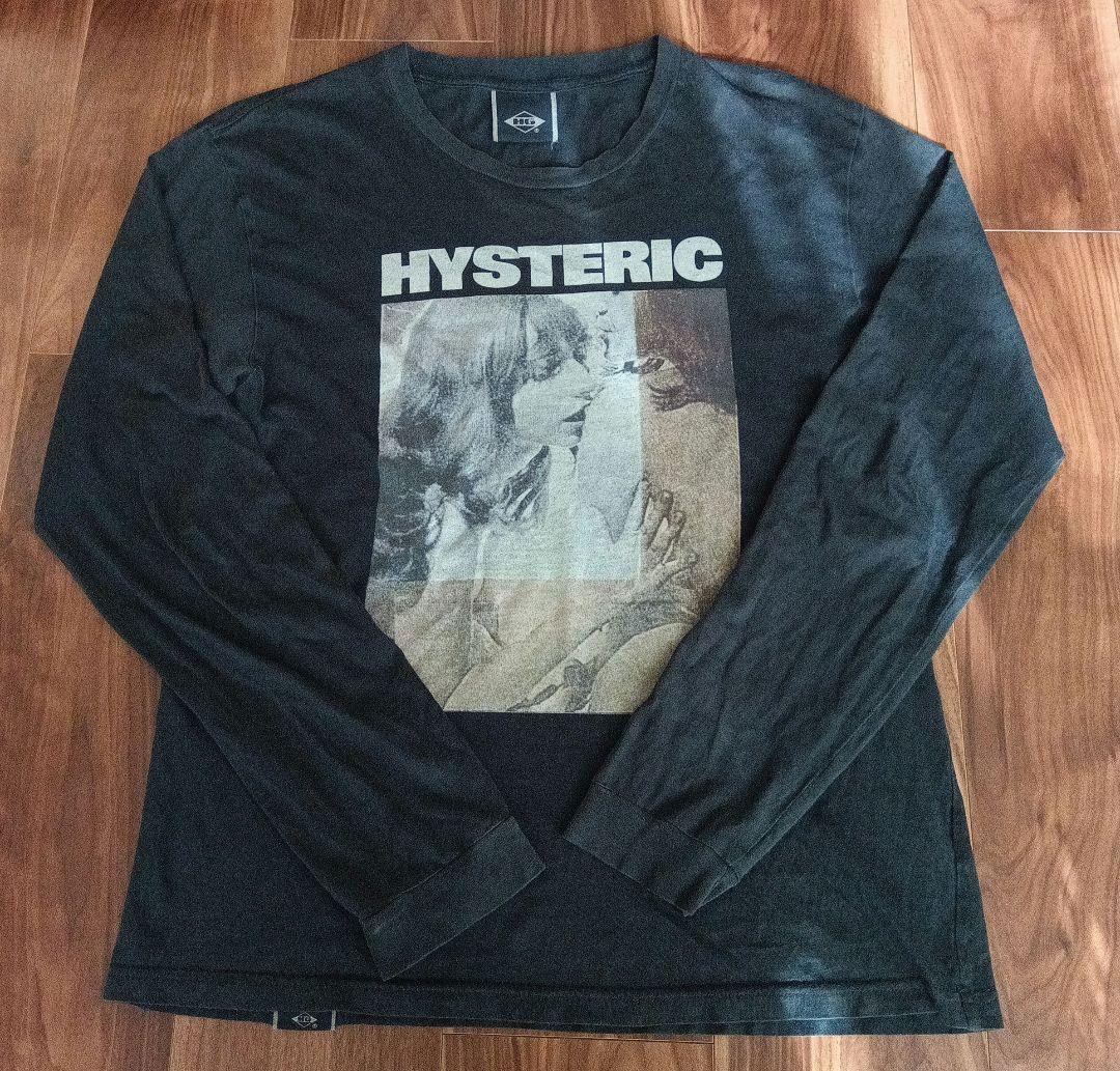 Hysteric Glamour 黒ロンT／Мサイズ