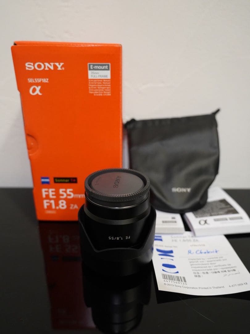 【美品】ソニー Sonnar T* FE 55mm F1.8 ZA