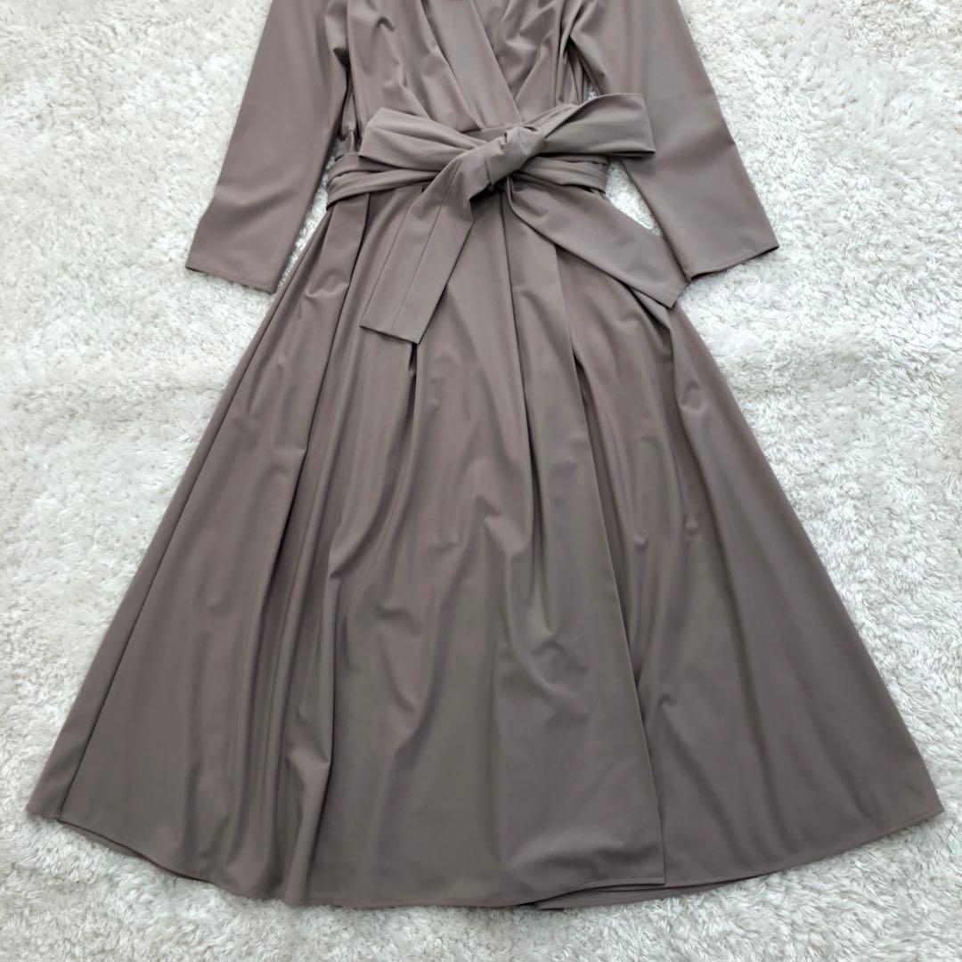 未使用品 CORCOVADO カシュクールワンピース S ベージュ