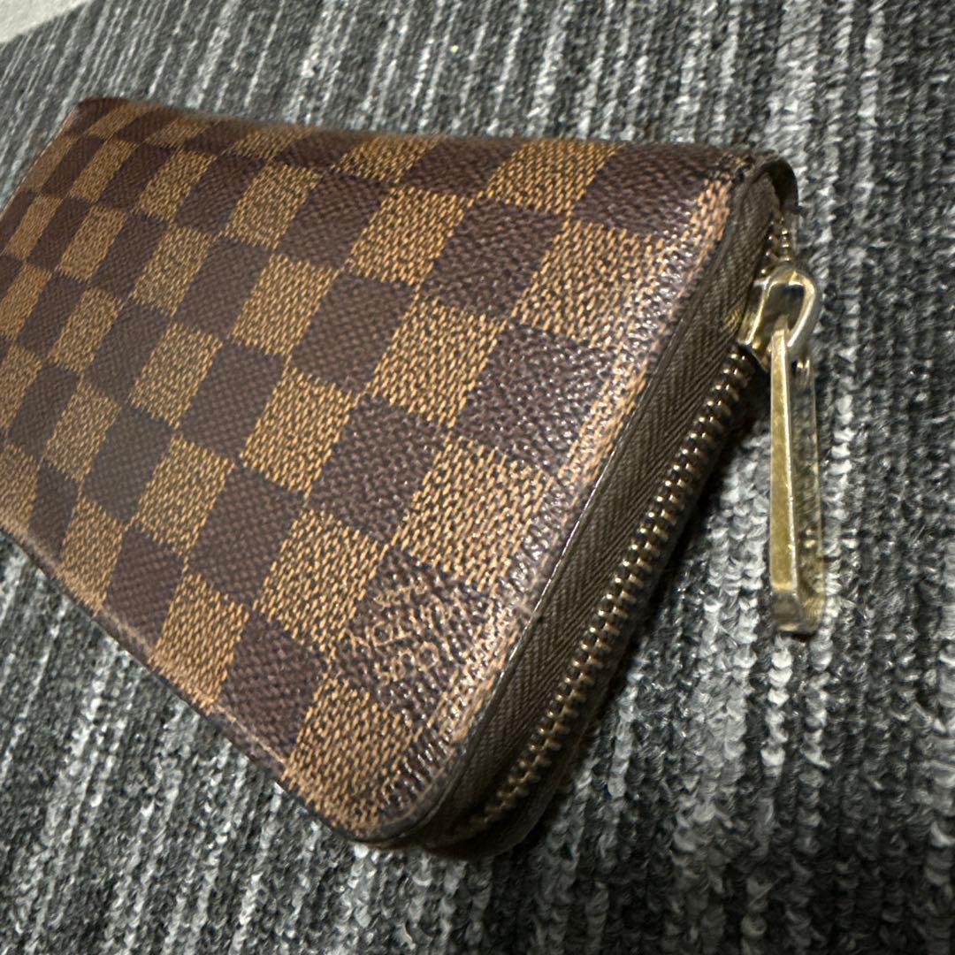【安価！良品】LOUIS VUITTON ダミエ　ジッピーウォレット