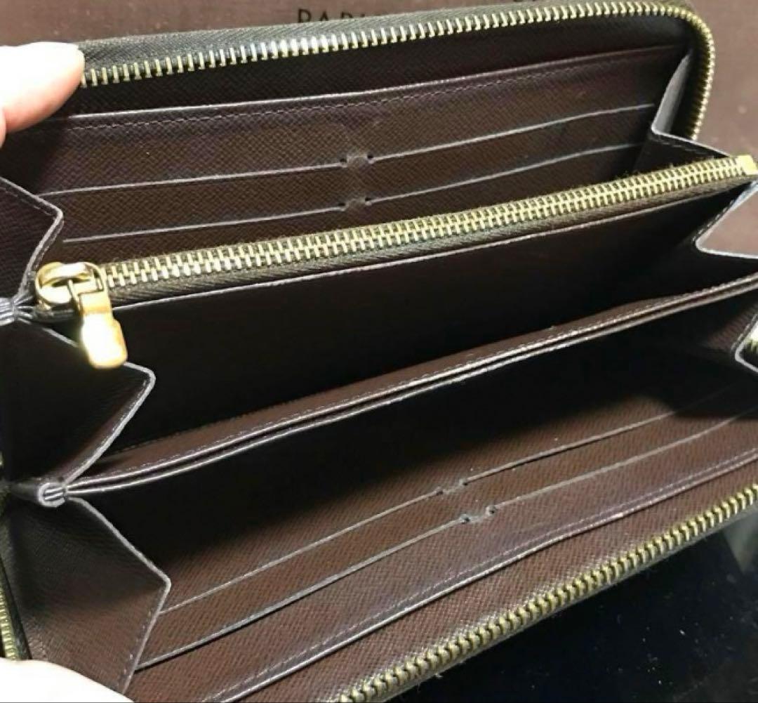 【安価！良品】LOUIS VUITTON ダミエ　ジッピーウォレット