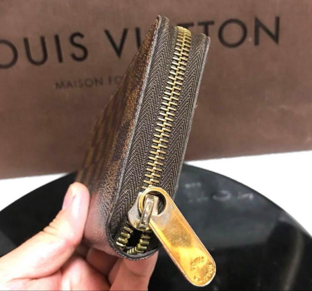 【安価！良品】LOUIS VUITTON ダミエ　ジッピーウォレット