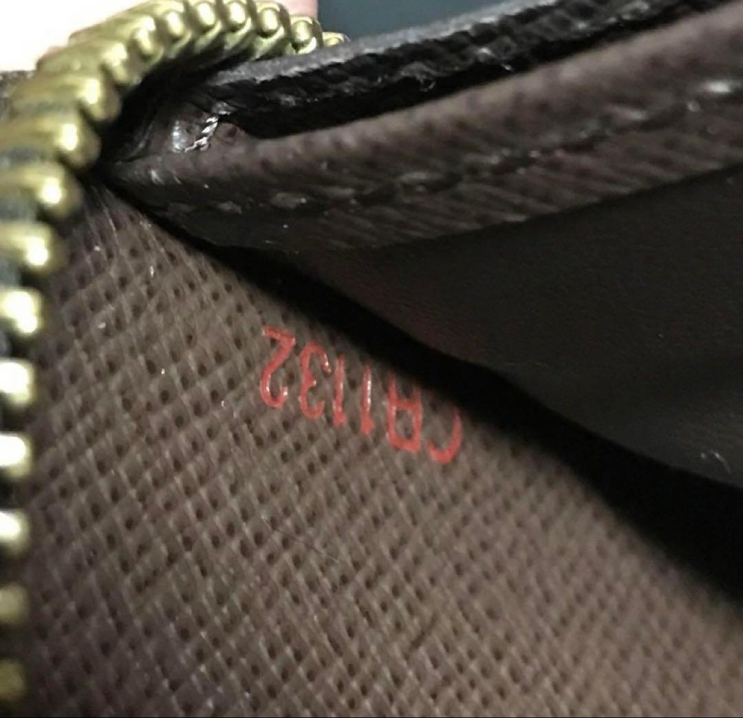 【安価！良品】LOUIS VUITTON ダミエ　ジッピーウォレット