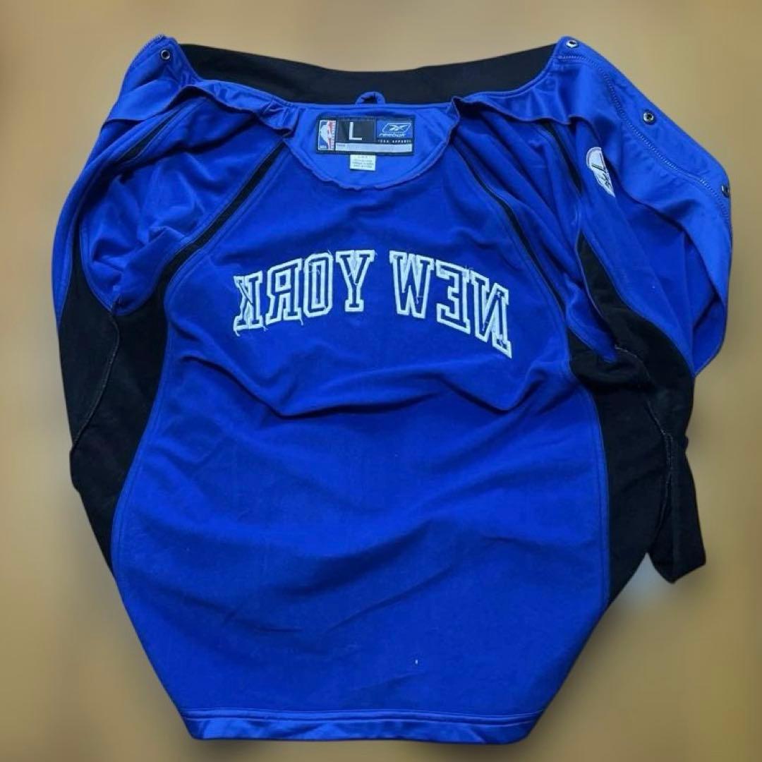 h*1様 Reebok 製NBA NEW YORK KNICKS ジャージ上下(