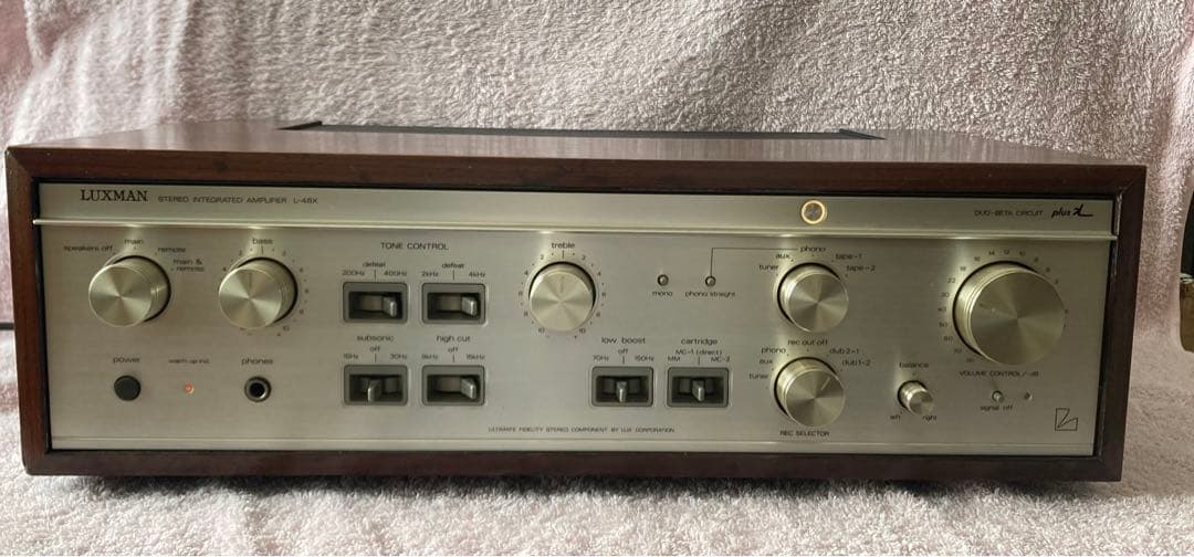 ⭐️動作OK! LUXMAN　プリメインアンプ　L-48X
