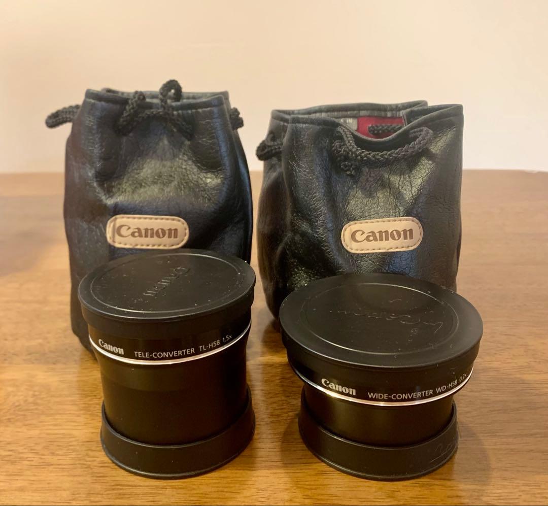 Canon iVIS ビデオカメラ レンズ2点 (本体おまけ)