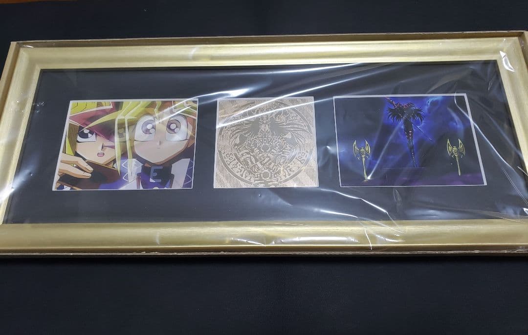 遊戯王ゴールドメタルプレート付キャラファイングラフ　マジシャンオブブラックカオス