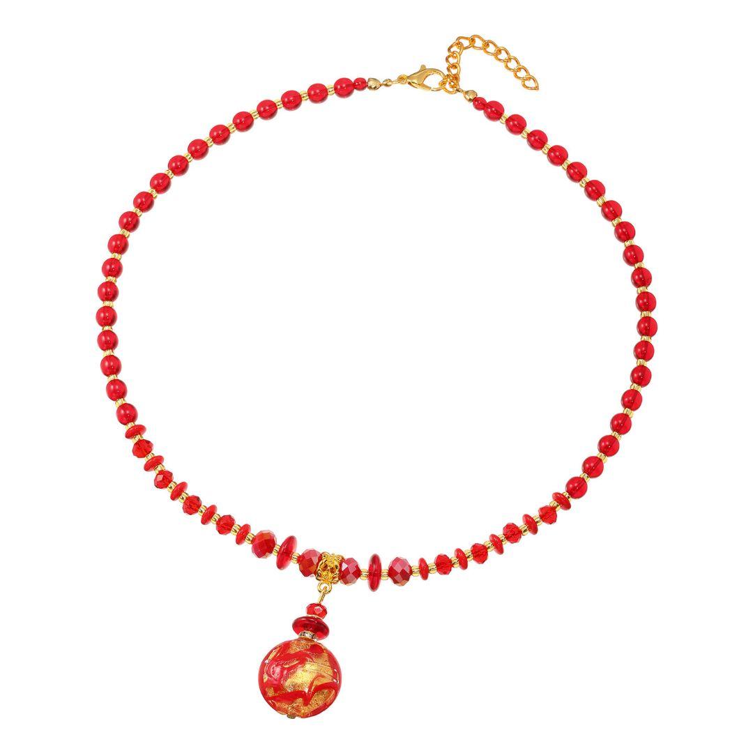 ベネチアンガラス ソンメルソ＆ヴェッテ ネックレス