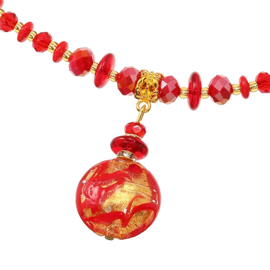 ベネチアンガラス ソンメルソ＆ヴェッテ ネックレス