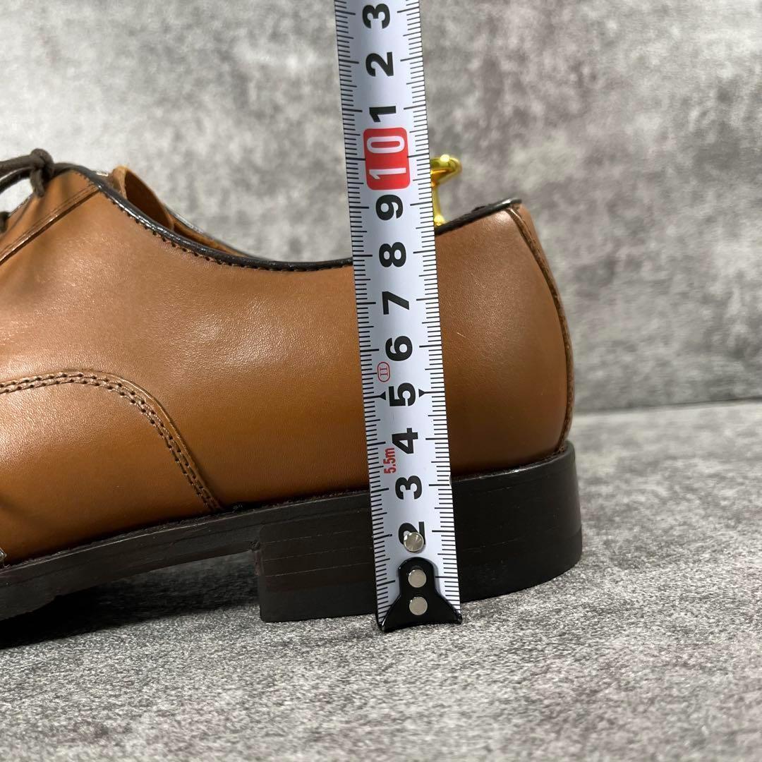 極美品 ジャンカルロモレリ　レザー　ビジネスシューズ ストレートチップ 26.5