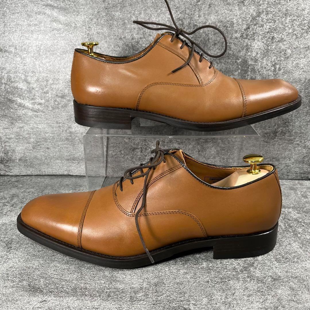 極美品 ジャンカルロモレリ　レザー　ビジネスシューズ ストレートチップ 26.5