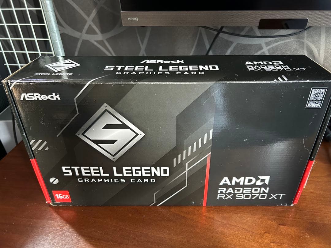 グラフィックボード・グラボ・ビデオカード ASRock RX9070XT STEEL LEGEND 16GB