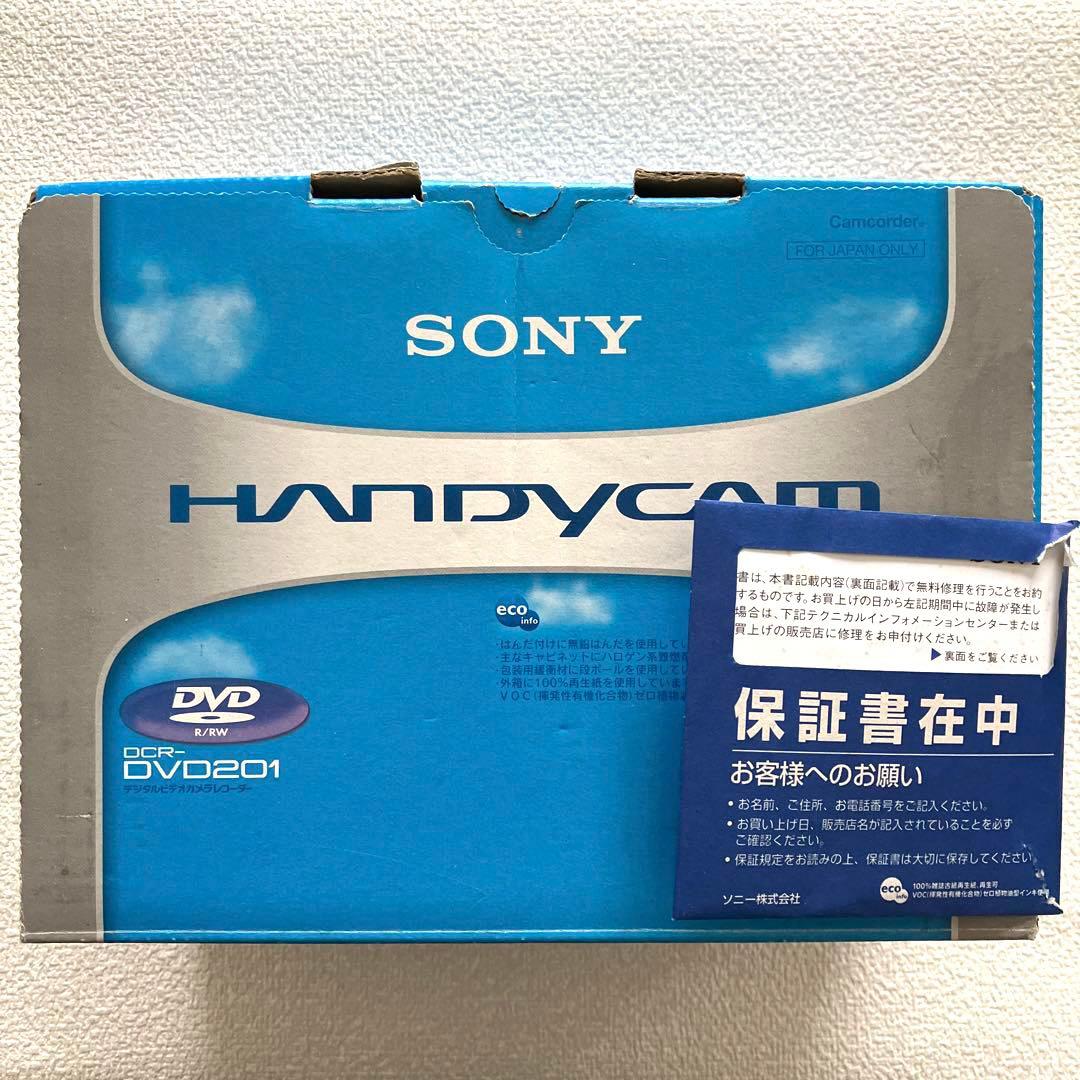 SONY HANDYCAM DCR-DVD201 箱付