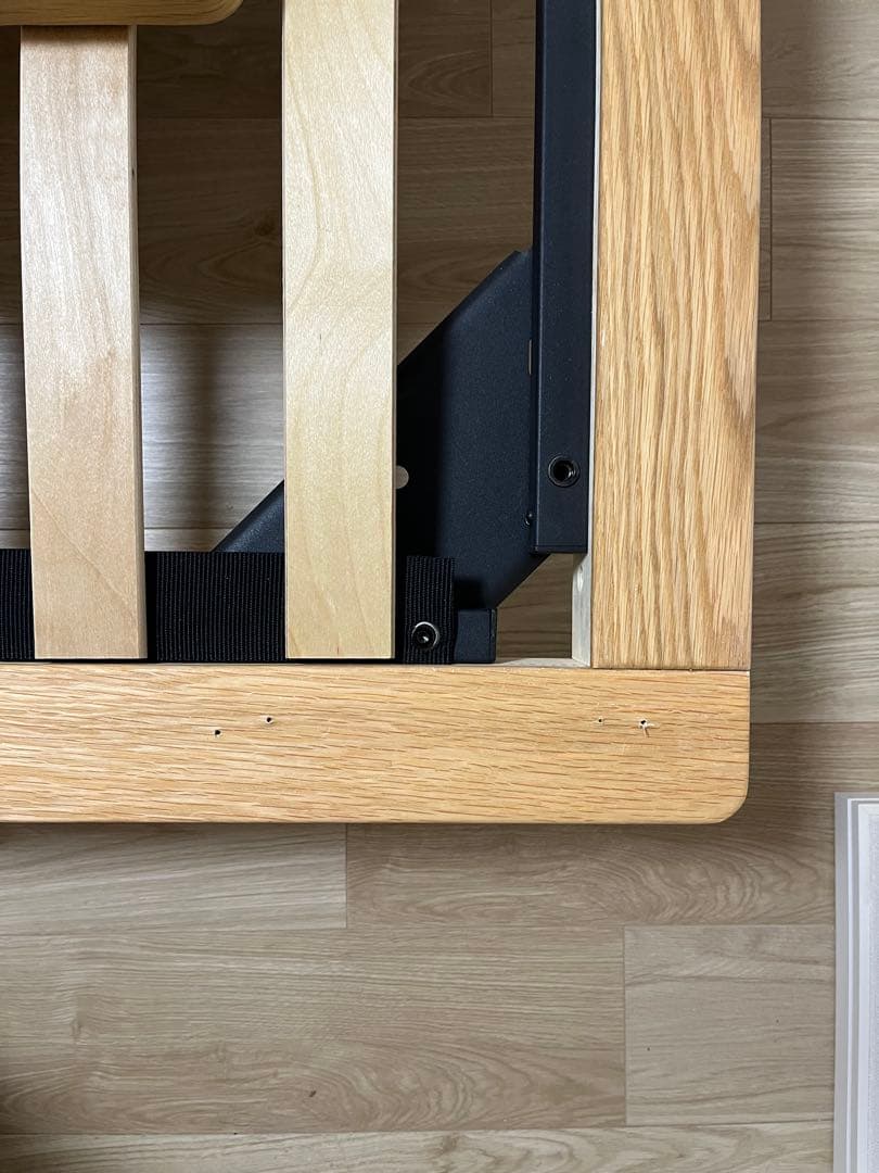 無印良品 オーク材 シングルベッドフレームヘット付き