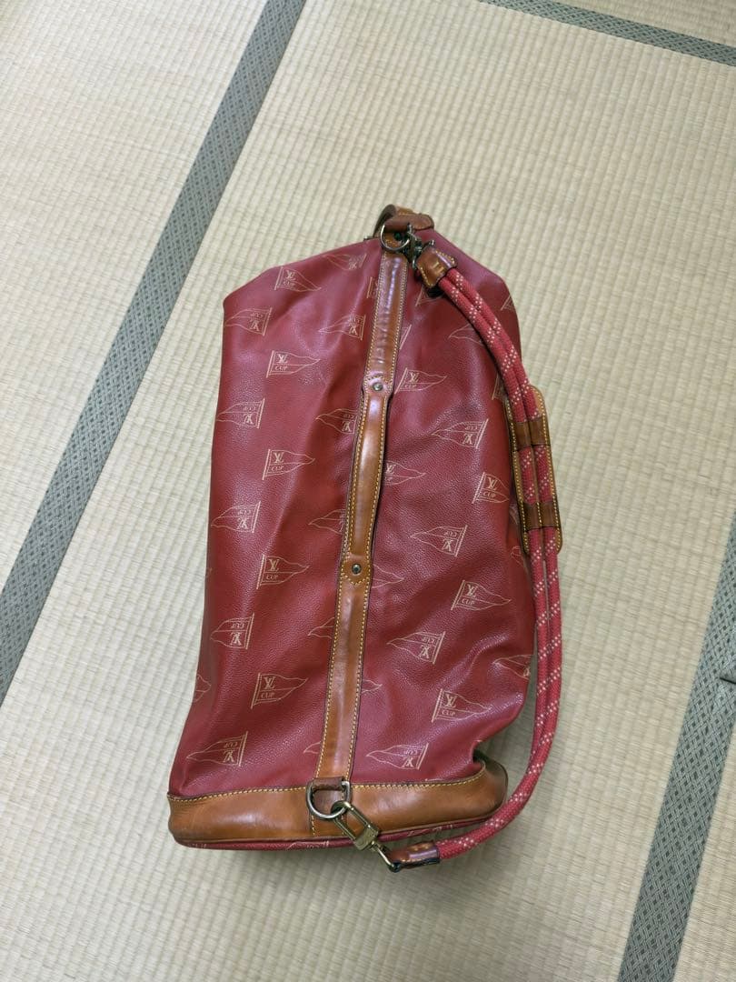 ルイ・ヴィトン　限定品　ルイ・ヴィトンカップ　レッド ドラムバッグ