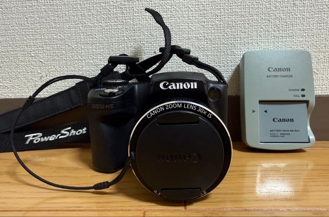 Canon PowerShot SX510 HS バッテリー　充電器　ケース付き
