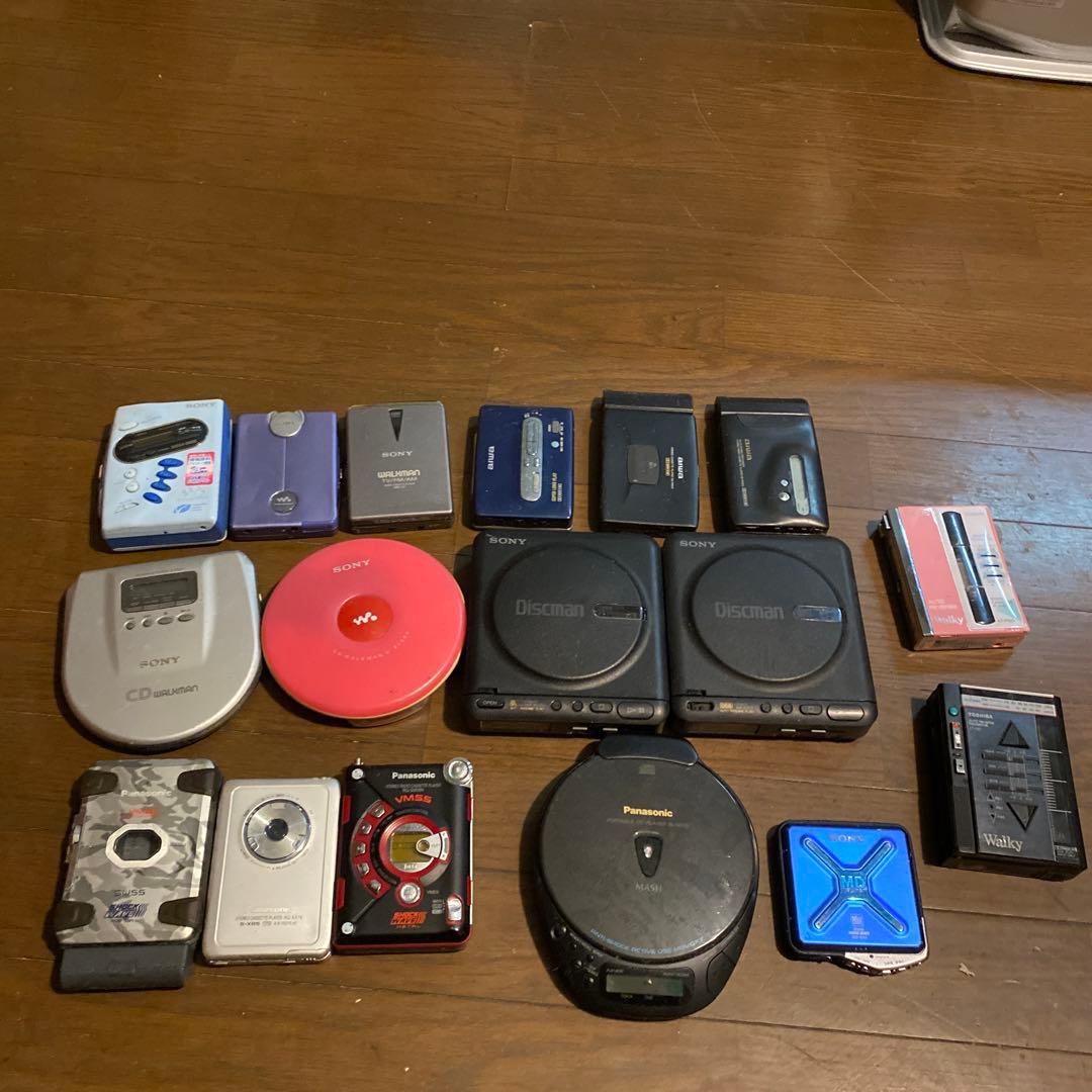 WALKMAN類、東芝walky Panasonic アイワ　ジャンクまとめ